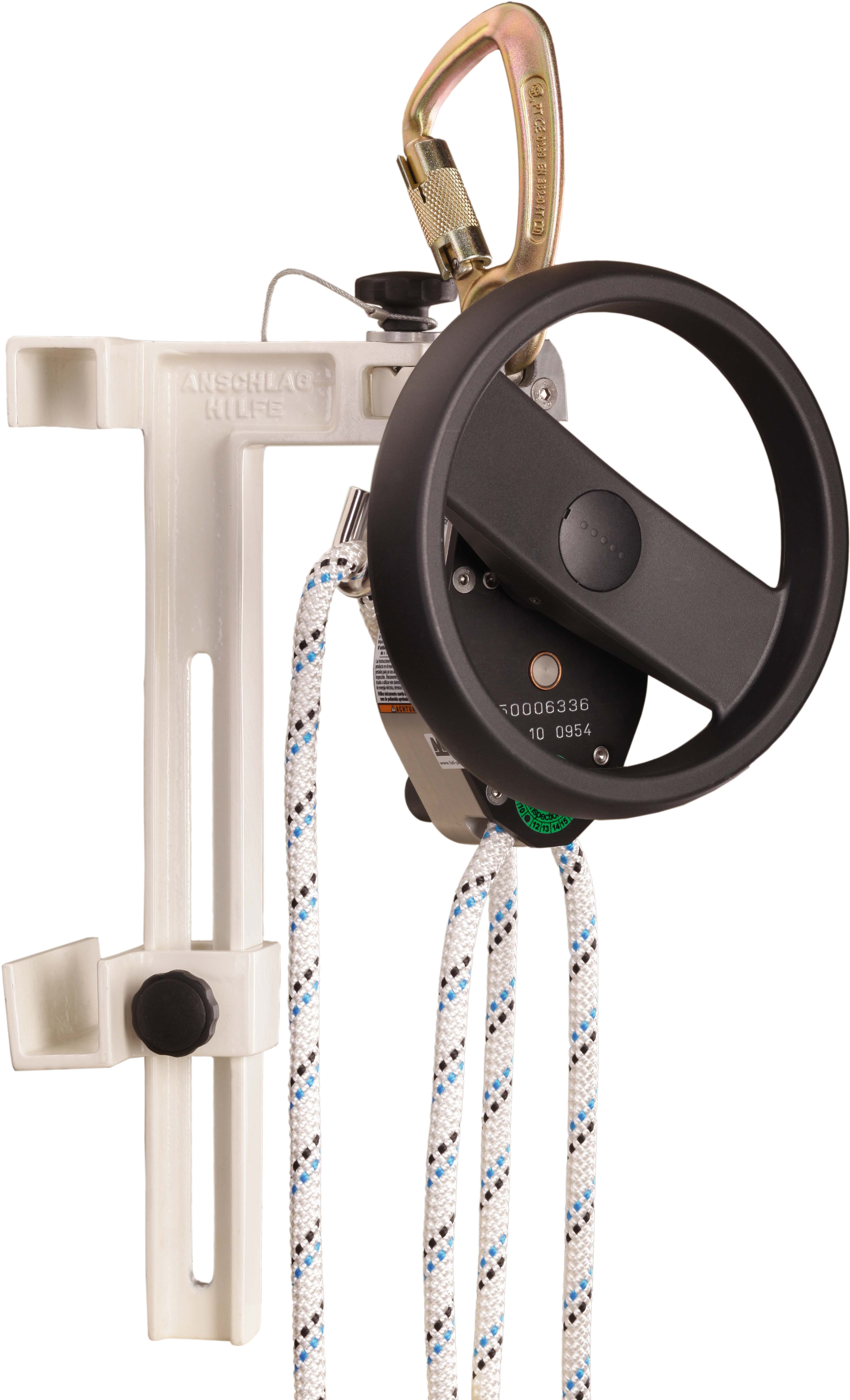 Honeywell Miller SafEscape Elite mit Handrad und Leiteradapter