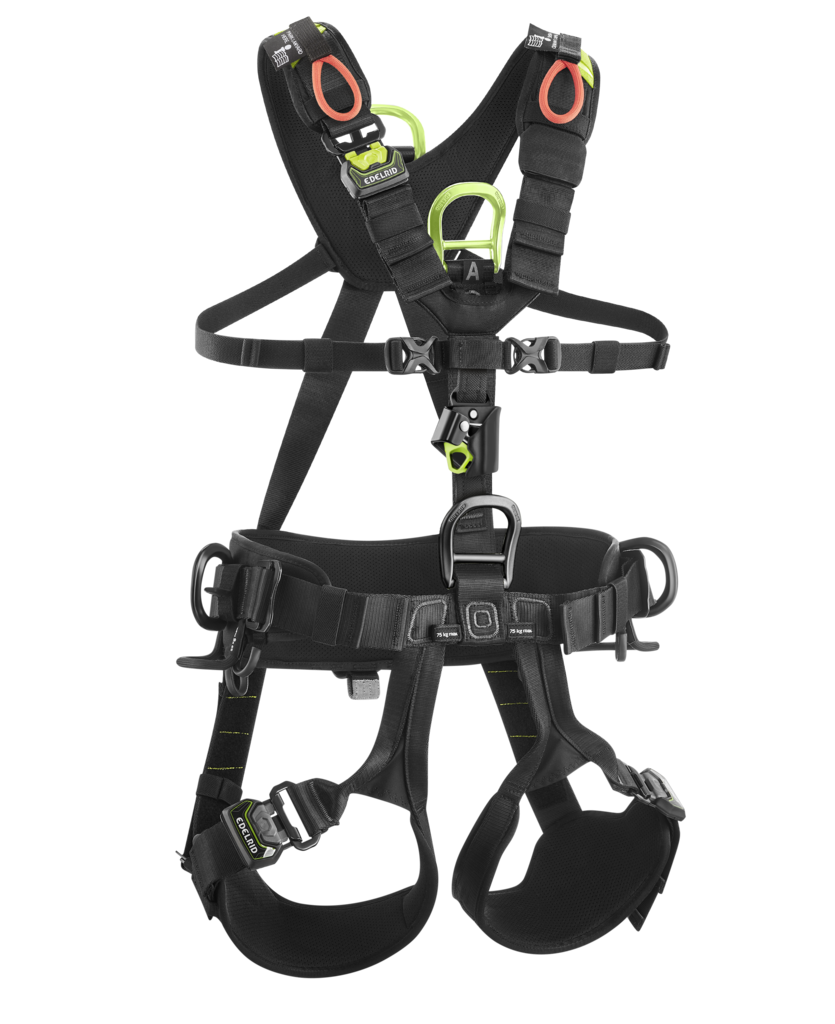 Edelrid Seilzugangsgurt Vertic Triple Lock / Black