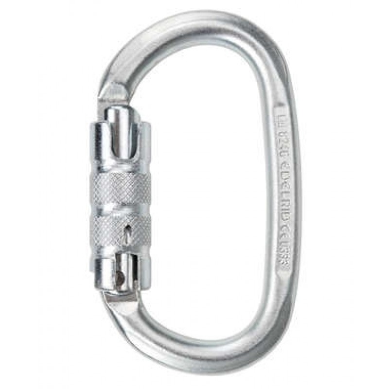 Edelrid Karabiner Steel Oval Twist
