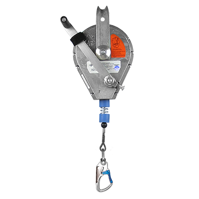 Höhensicherungsgeräte mit Rettungshub nach EN 360 und EN 1496