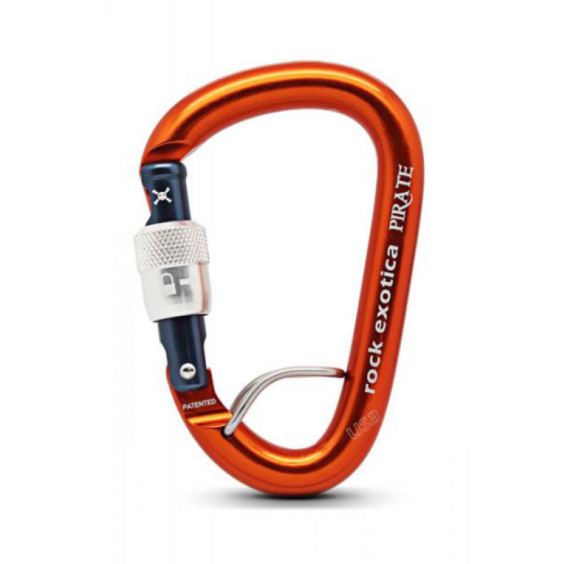 Rock Exotica Karabiner Pirate WireEye Screw-Lock