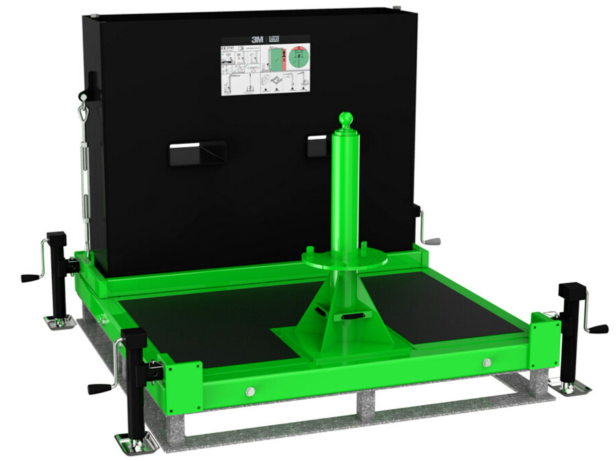 3M DBI-SALA Flexiguard Gegengewichts-Basis mit Stabilisierungsset und werksseitiger Betonfüllung