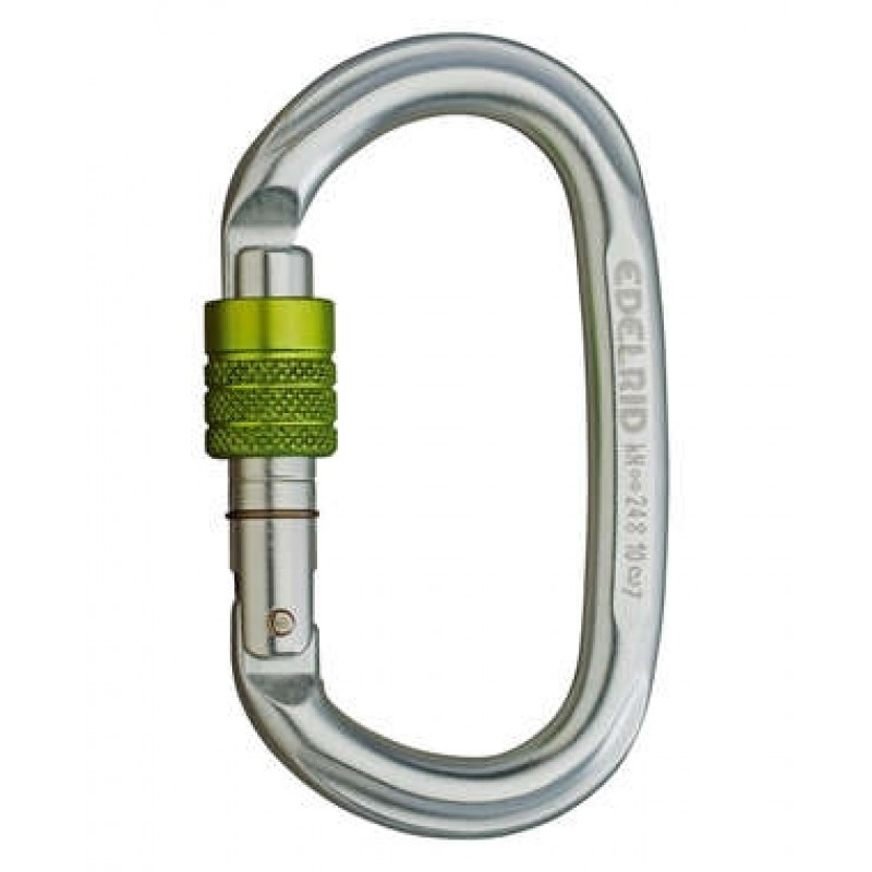 Edelrid Karabiner Oval Power 2400-Trilockverschluss