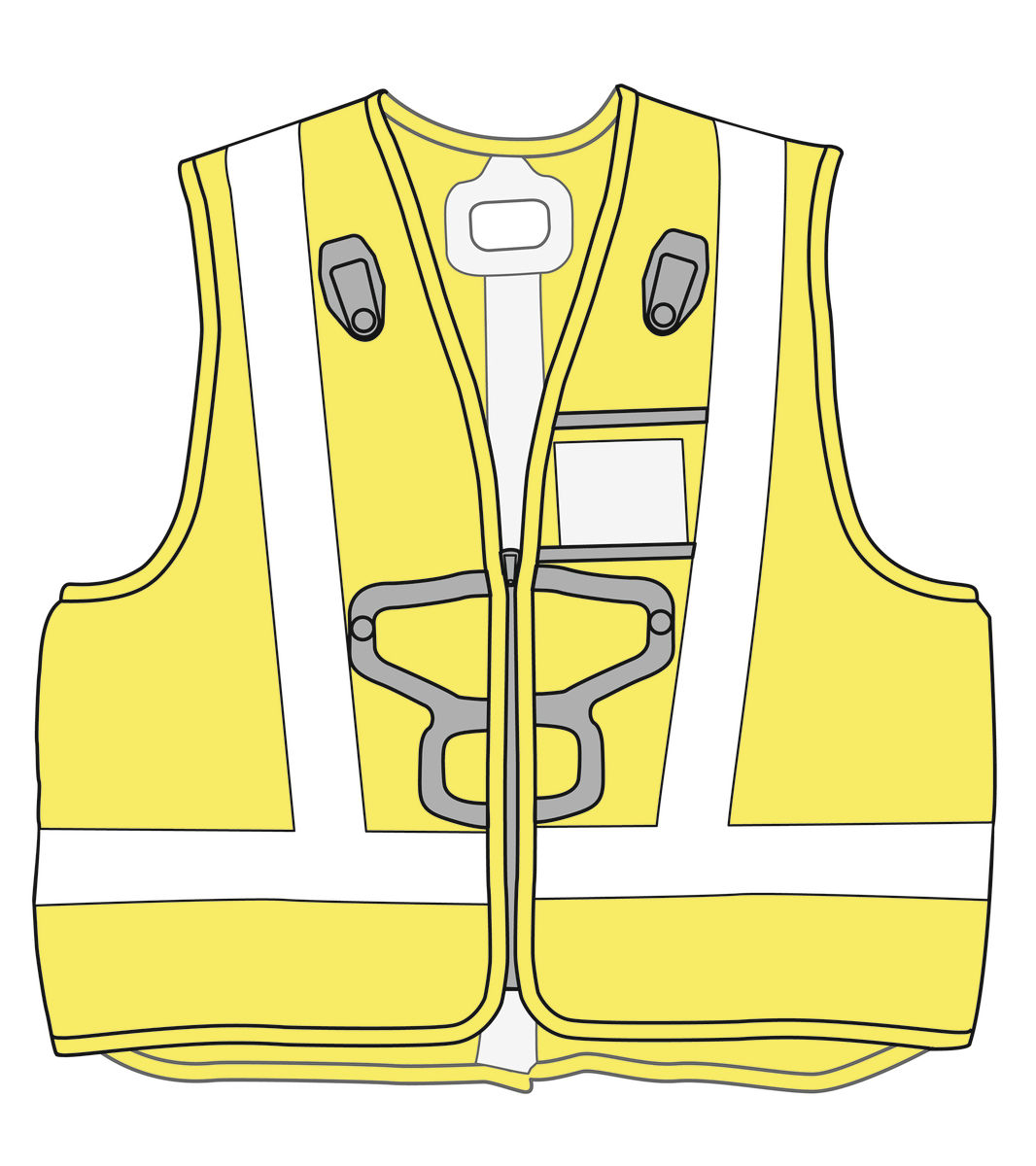 Petzl HI-VIZ Weste für Newton-Gurte