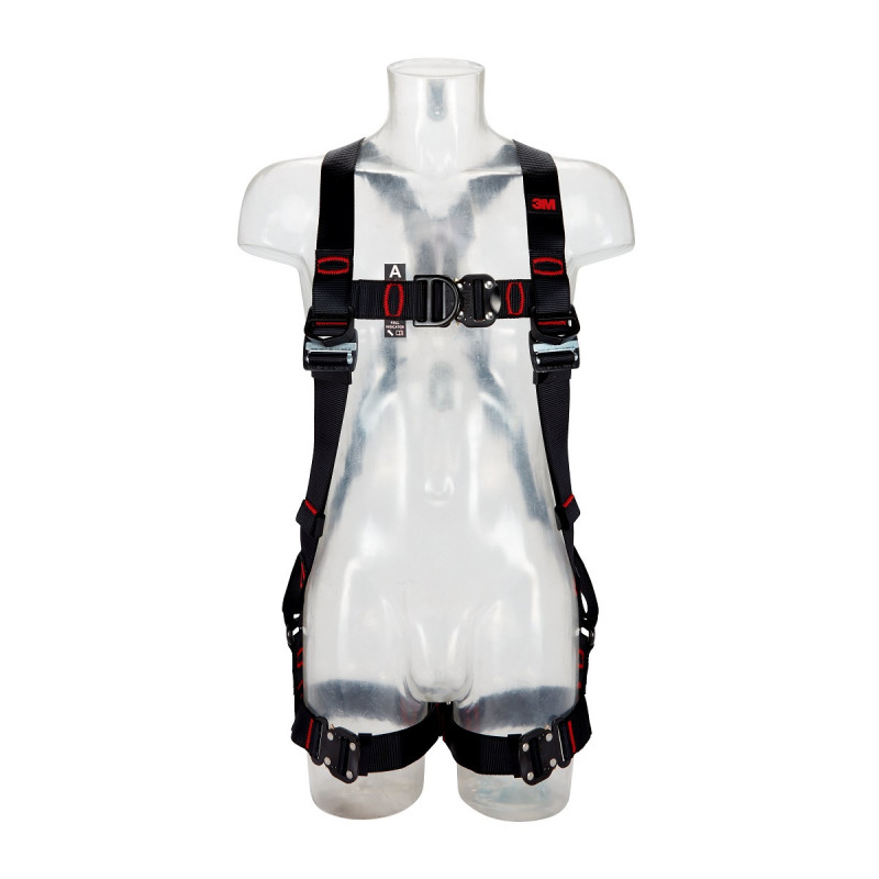 3M Protecta 2-Punkt Auffanggurt Standard mit horizontalen Beingurten und Automatikverschlüssen